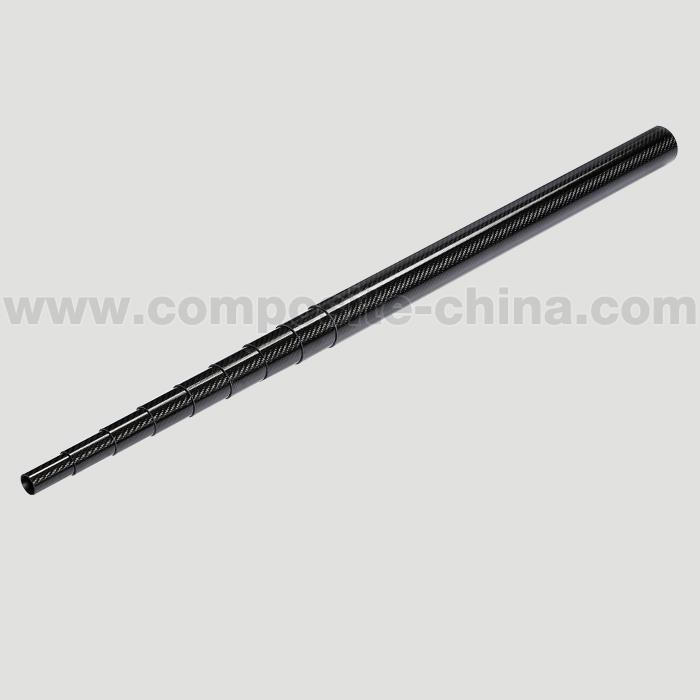 Tiwb Ffibr Carbon Rownd