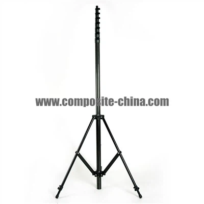 Polyn Arolygu Telesgopig Ffibr Carbon Gwydn